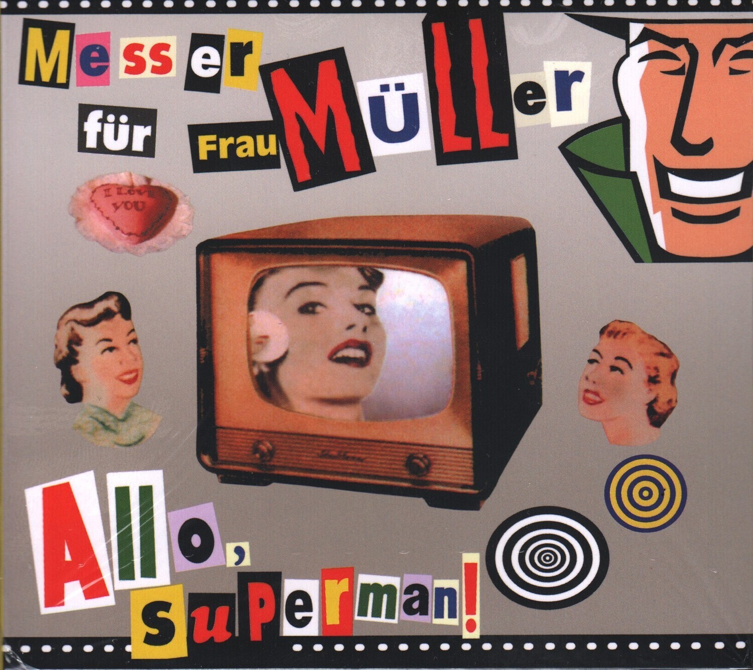 CD: Messer Für Frau Müller / Нож Для Фрау Мюллер — «Allo, Superman!» (1999/2022) [Expanded Edition]