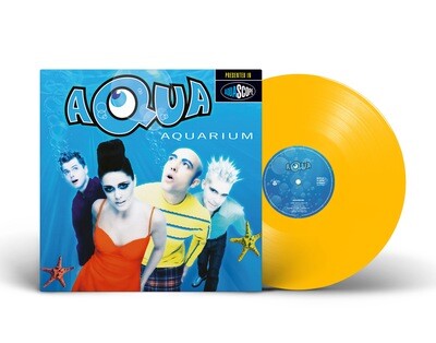 LP: Aqua — «Aquarium» (1997/2021)  [Naughty Yellow Vinyl]