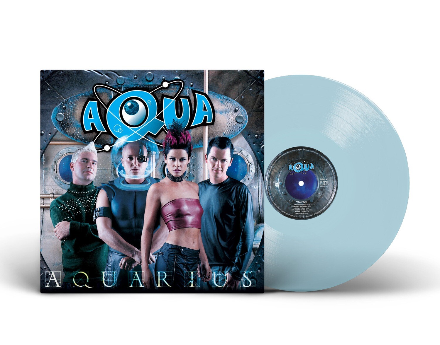 LP: Aqua — «Aquarius» (2000/2022)  [Limited Coke Bottle Clear Vinyl]