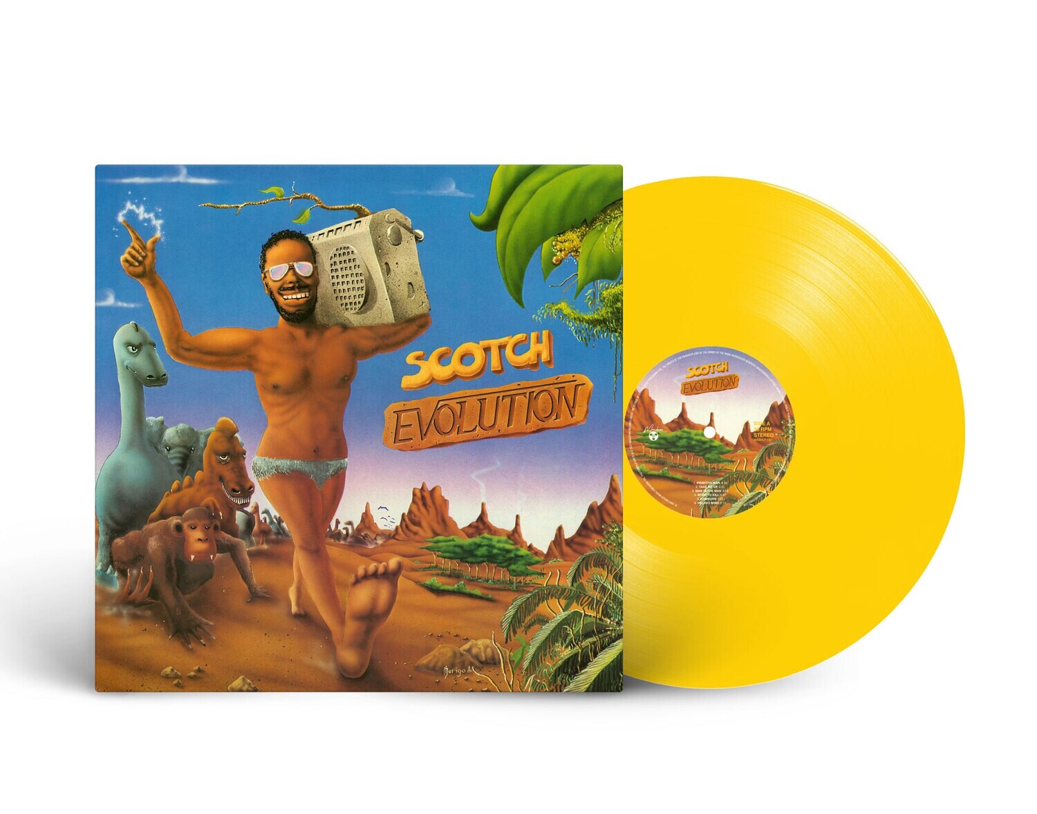 LP: Scotch — «Evolution» (1986/2021) [Yellow Vinyl]
