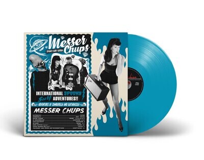 LP: Messer Chups — «Adventures Of Zombierella And Guitaracula» (2023) [Limited Blue Vinyl]