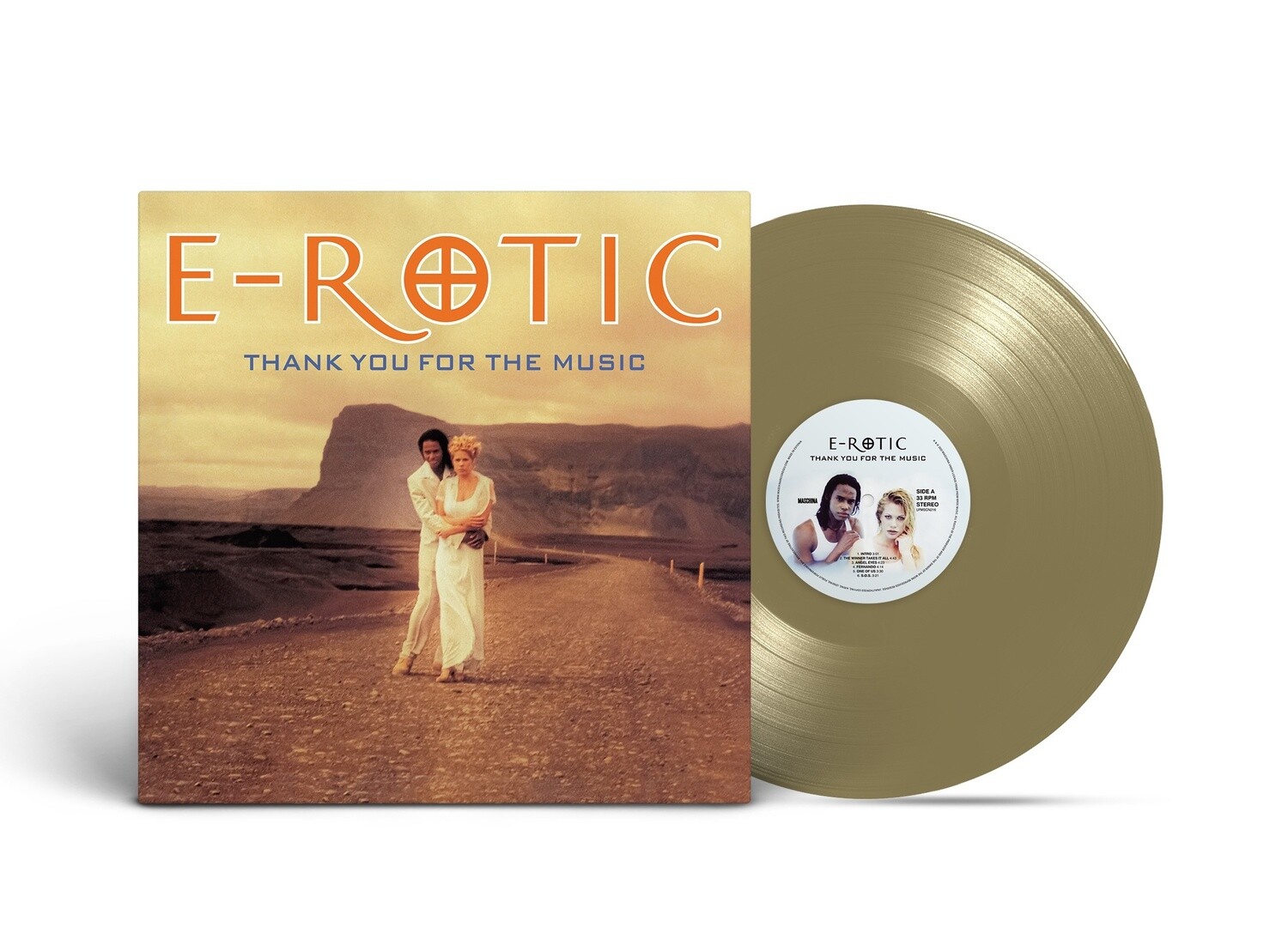 [ПРЕДЗАКАЗ] LP: E-Rotic — «Thank You For The Music» (1997/2023) [Limited Gold Vinyl]