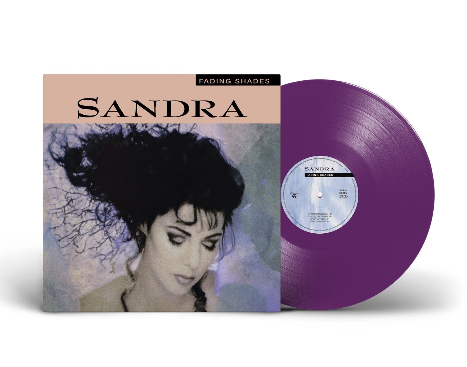 LP: Sandra — «Fading Shades» (1995/2023) [Purple Vinyl]