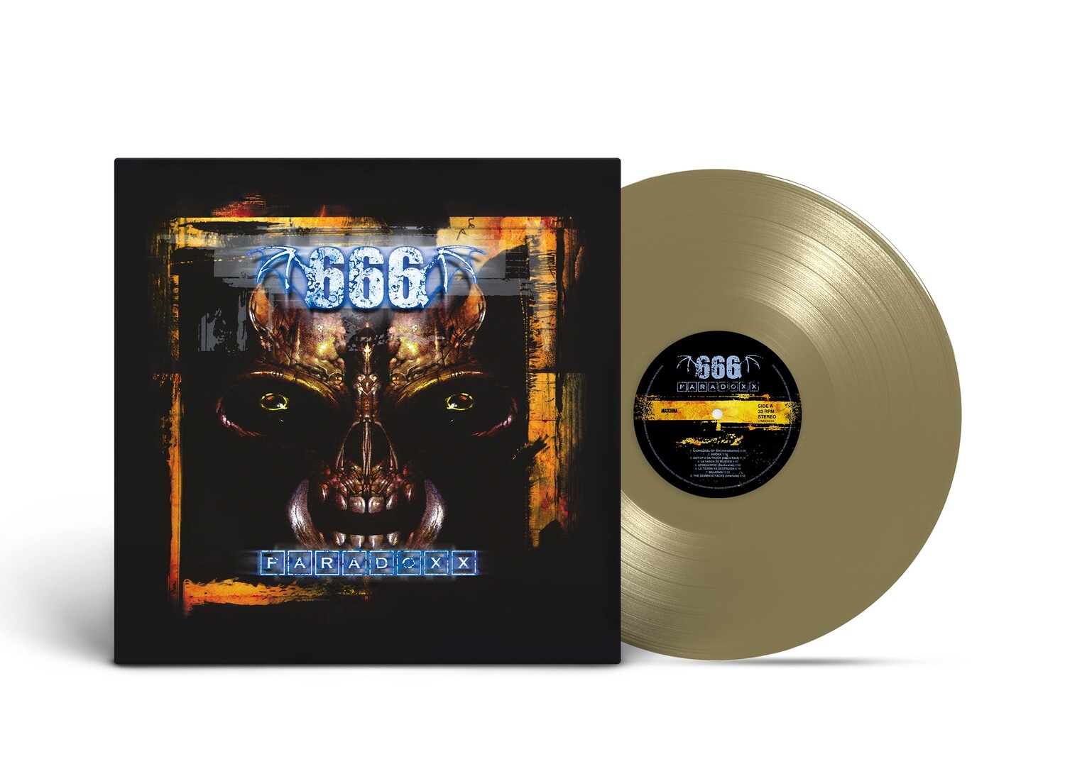 LP: 666 — «Paradox» (1998/2023) [Limited Gold Vinyl]