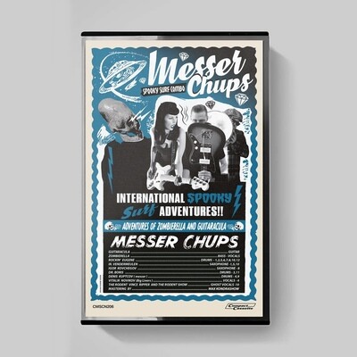 MC: Messer Chups — «Adventures Of Zombierella And Guitaracula» (2023) [Limited Tape Edition]