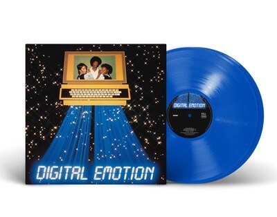 LP: Digital Emotion — «Digital Emotion + Original 12" Mixes: The Complete Collection» (1984/2023) [2LP Limited Blue Vinyl]