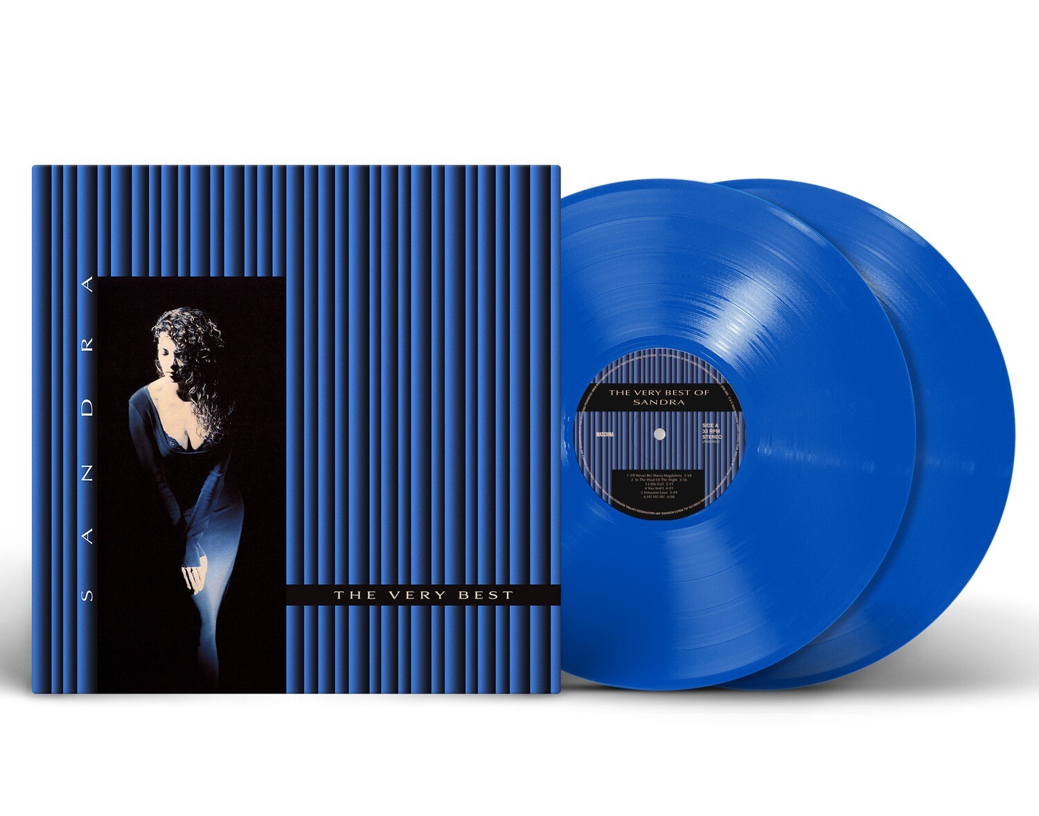 LP: Sandra — «The Very Best Of Sandra» (2024) [2LP Blue Moon Collector Edition Vinyl]