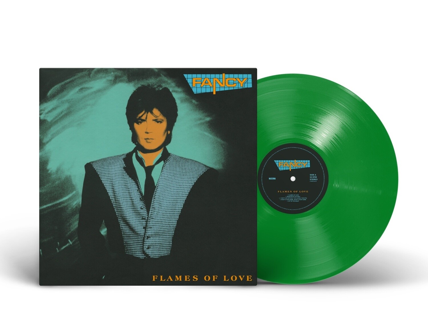 LP: Fancy — «Flames Of Love» (1988/2024) [Limited Green Vinyl]