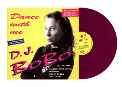 LP: DJ BoBo ‎— «Dance With Me» (1993/2023) [Limited Purple Vinyl]