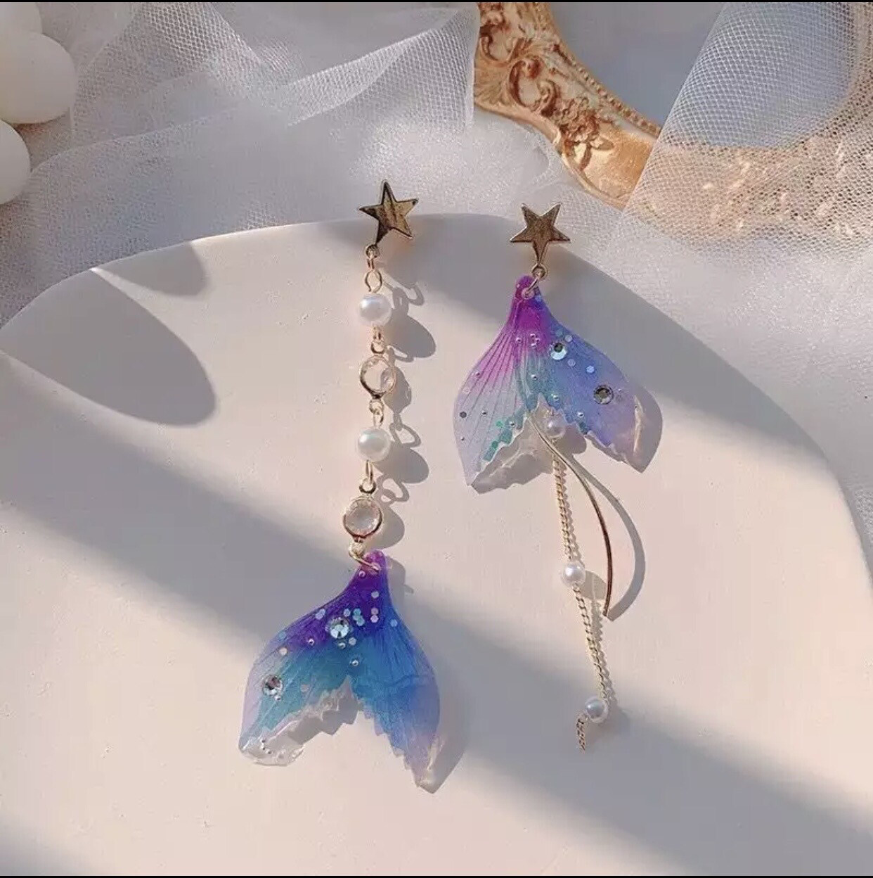 Mermaid 🧜🏽‍♀️ Tail Earrings