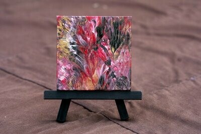 Red Mini with Easel