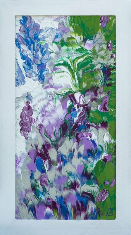 Irises and Lupins