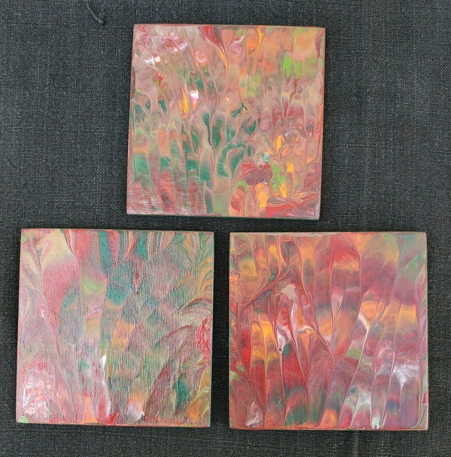 Autumn Coasters - set of 3