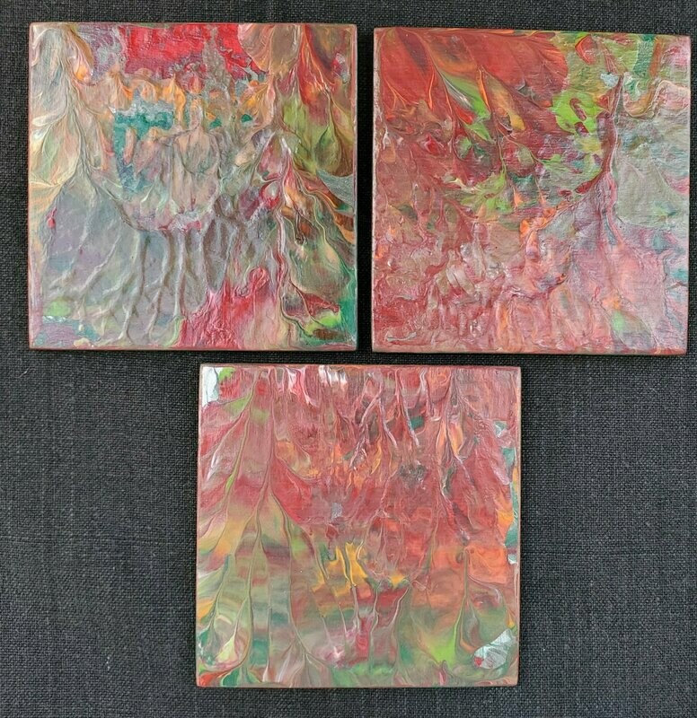 Autumn Coasters - set of 3