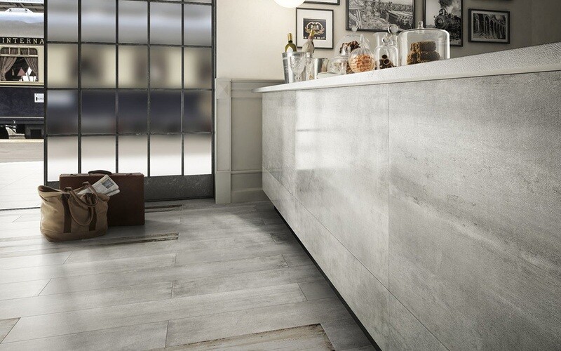 Porcelain BLOC GREY SEMI POLISHED 12 X 24 B