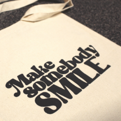 Make Somebody Smile - Tote Bag