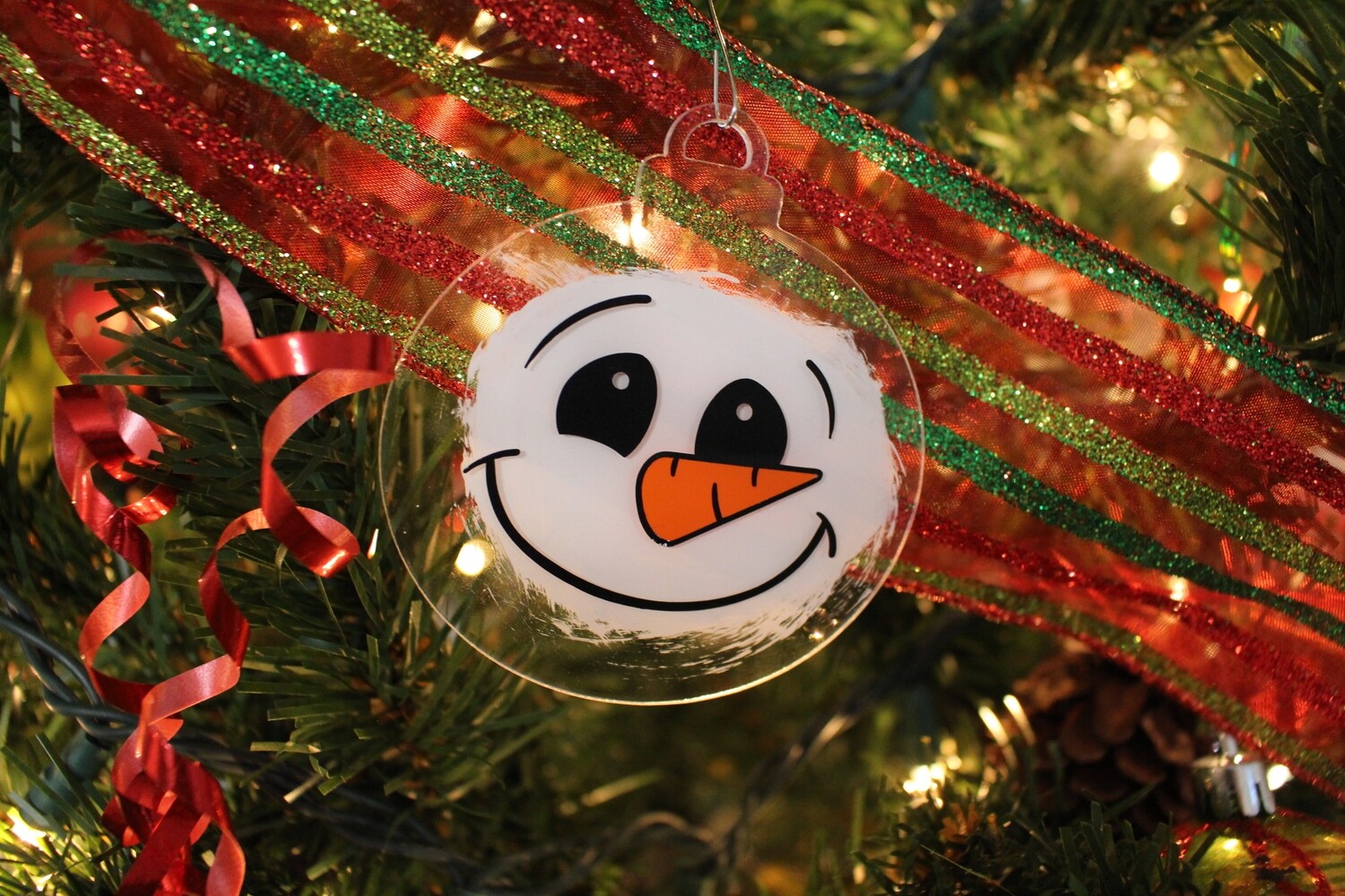 Handpainted Snowman Ornament