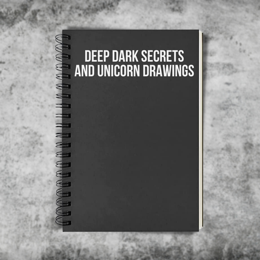 Secrets and Unicorn Drawings | Notebook