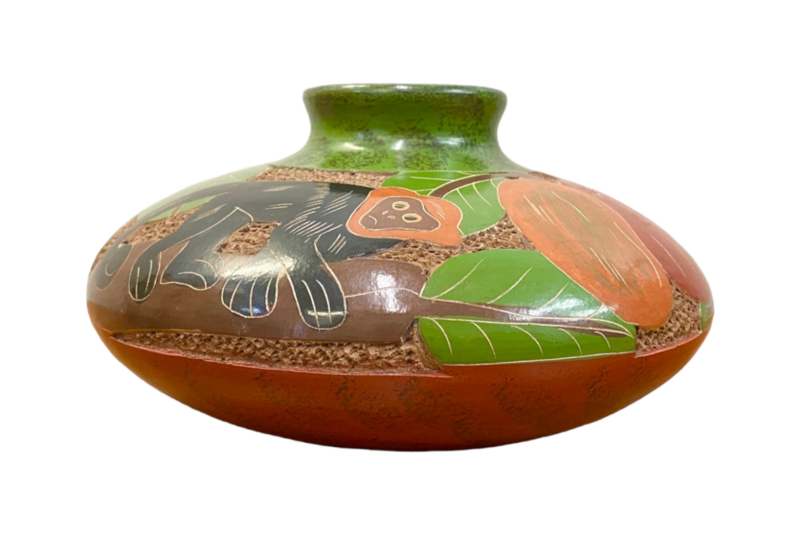 7” Diameter Nicaraguan Terracotta Vase