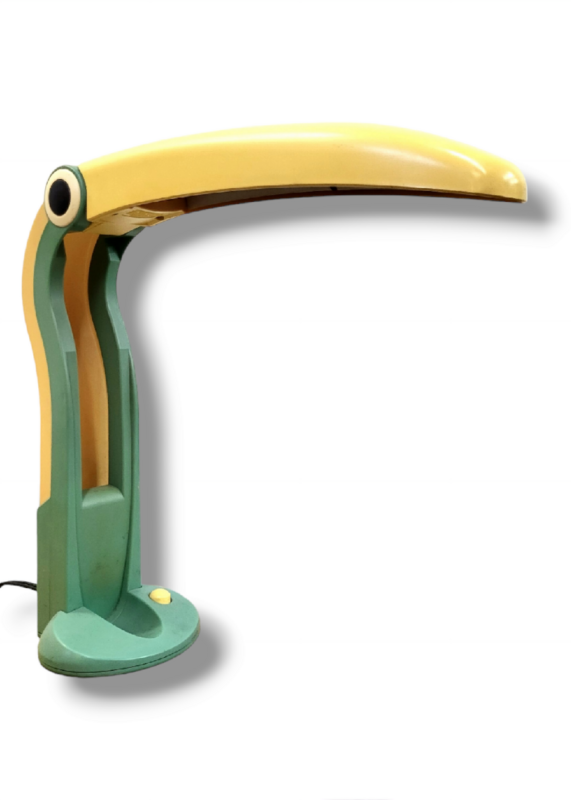 Vintage Toucan Lamp by H.T. Huang (Yellow and Green)