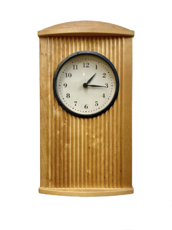 Vintage Wooden Wall Clock by Junghans Germany