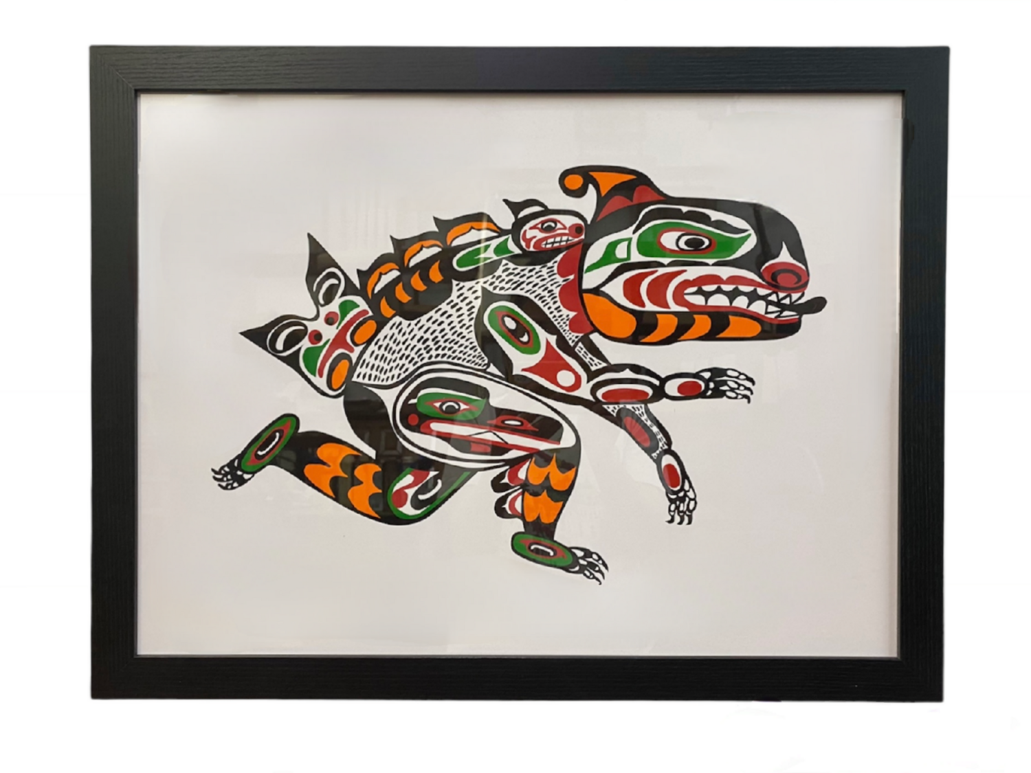 "Sea Monster" First Nation Art Print by John Nelson