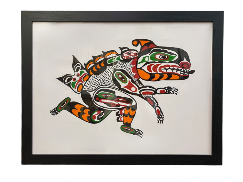 &quot;Sea Monster&quot; First Nation Art Print by John Nelson