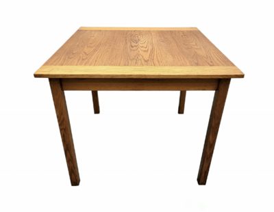 Mid Century Oak Square Dining Table