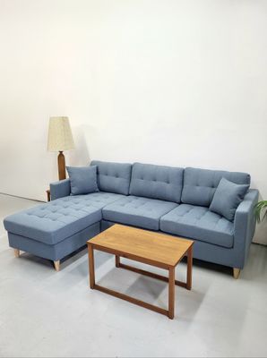 BISCUIT Reversible Sectional Couch - BLUE