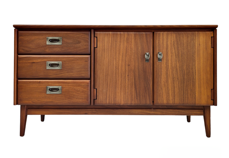 Mid Century Solid Teak Sideboard by Jan Kuypers