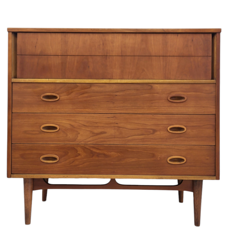 Mid Century Cherry Dresser by Dixie Furniture