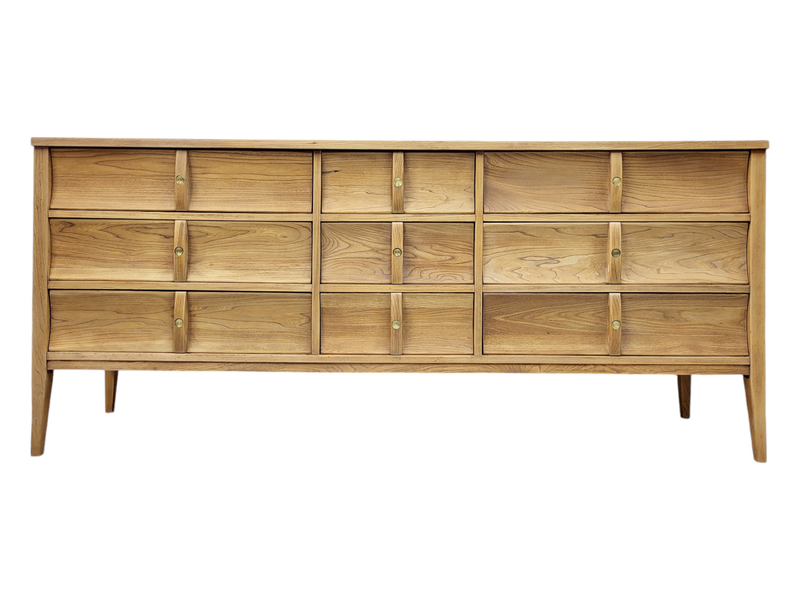 "Hanover" Solid Elm Wood Lowboy Dresser by Peppler