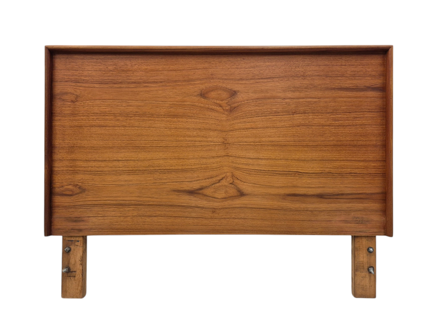 Mid Century Teak Twin Bed Headboard