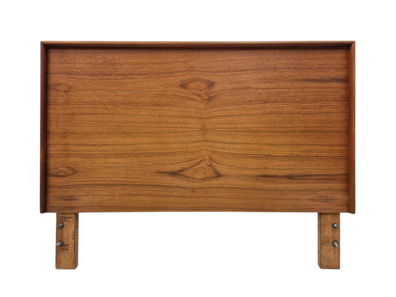 Mid Century Teak Twin Bed Headboard