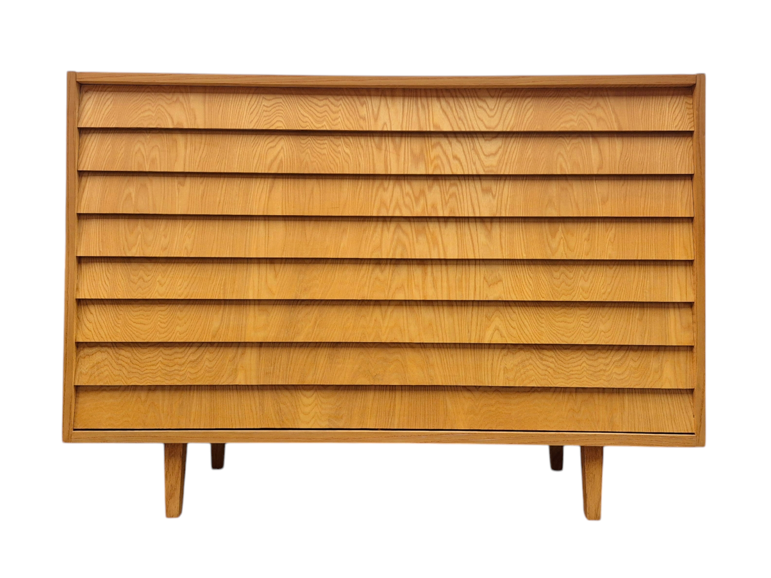 Handcrafted Mid Century Birch Storage Chest