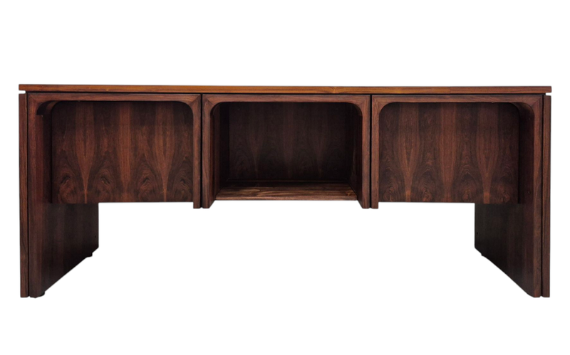 Post Modern Vintage Rosewood Credenza and Desk