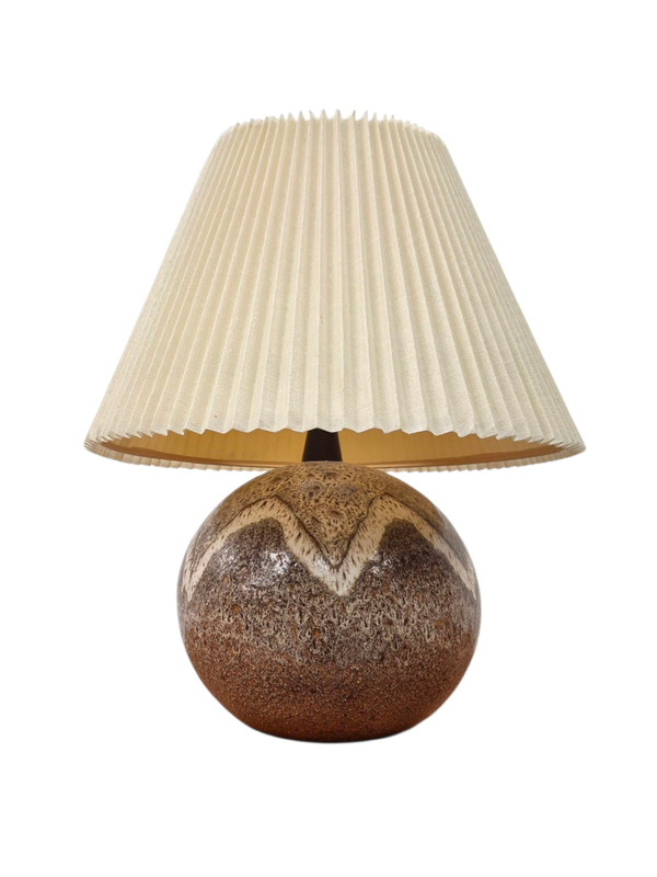 Mid Century Lava Drop Ceramic Lamp by Maurice Chalvignac