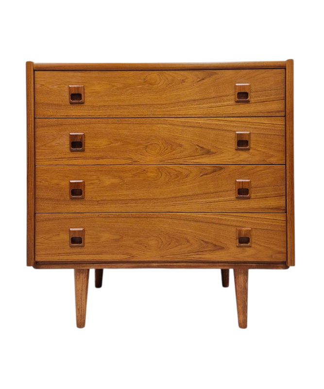 Mid Century Teak Tallboy Dresser/Chest of Drawers by RS Associates