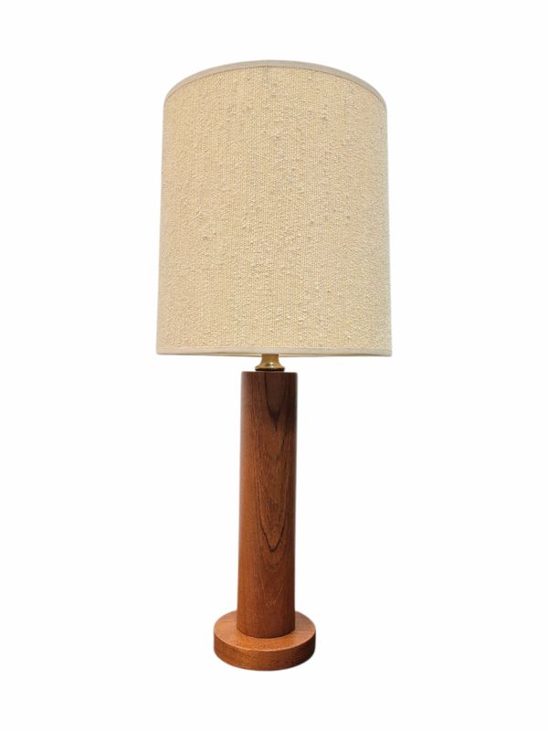 Mid Century Teak Lamp