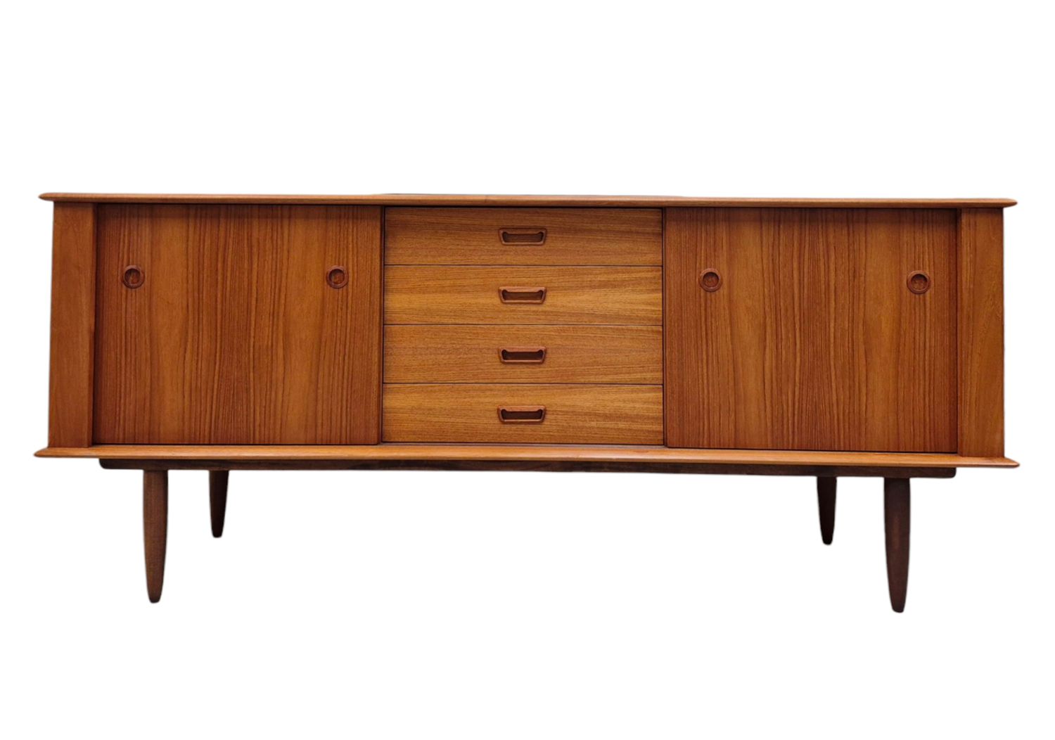 Mid Century Teak Credenza by R. Huber & Co.