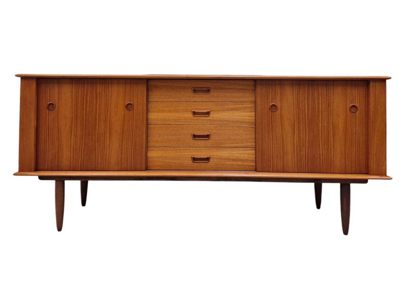 Mid Century Teak Credenza by R. Huber & Co.