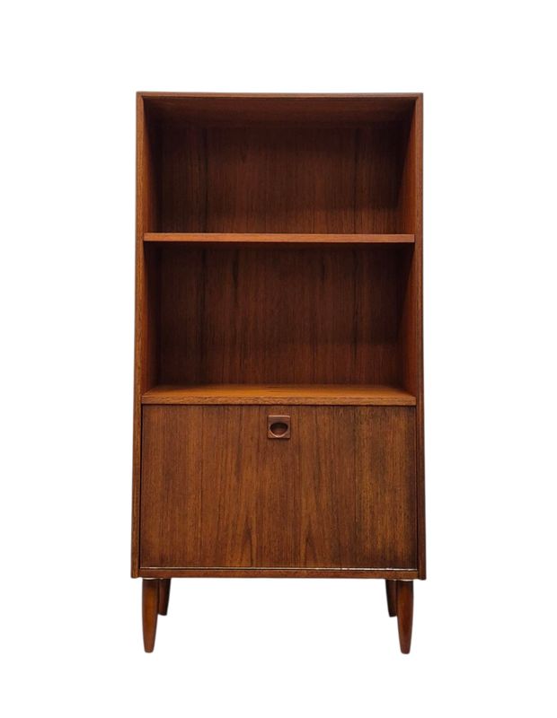 Danish Mid Century Cabinet with Drop Down Cabinet Door
