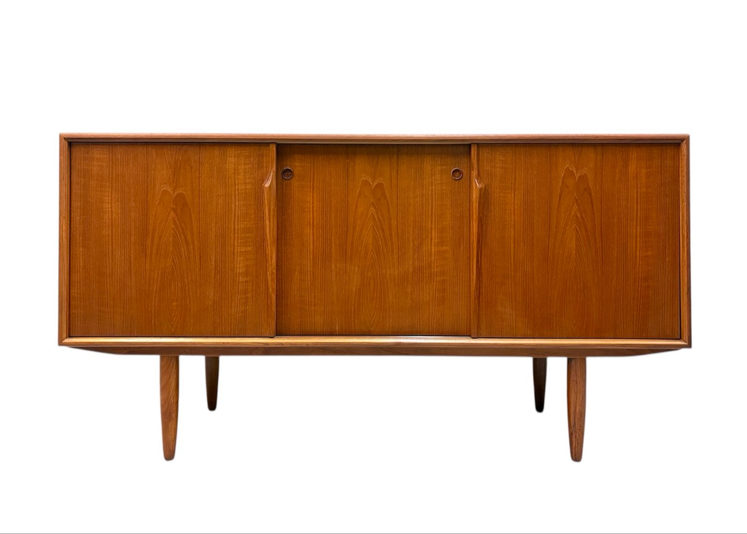 Danish Mid Century Teak Credenza by Gunni Omann for Axel Christiansen Odder (ACO Mobler)