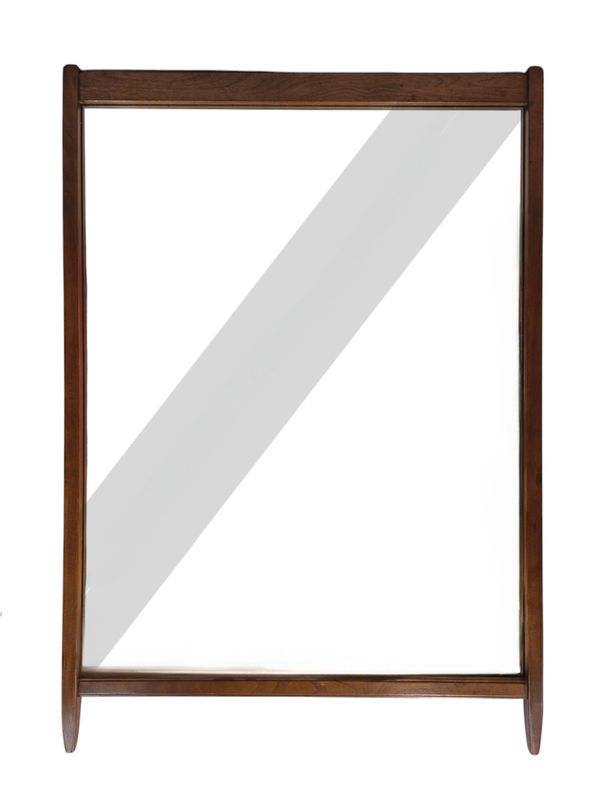 Mid Century Walnut Mirror