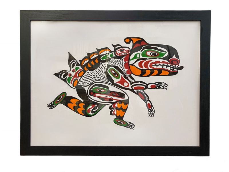 "Sea Monster" First Nation Art Print by John Nelson