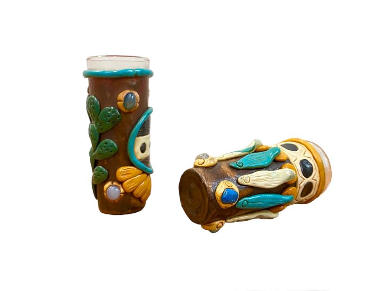 Pair of 4"Decorative Shot Glasses