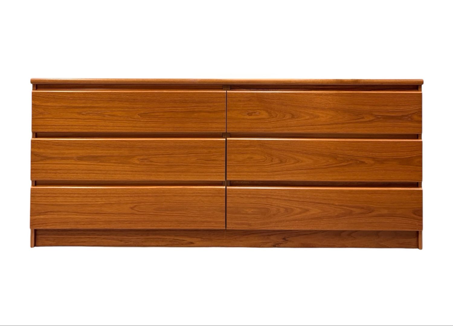 Vintage Danish Six Drawer Teak Dresser