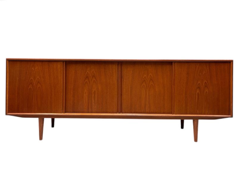79" Long Mid Century Teak Credenza