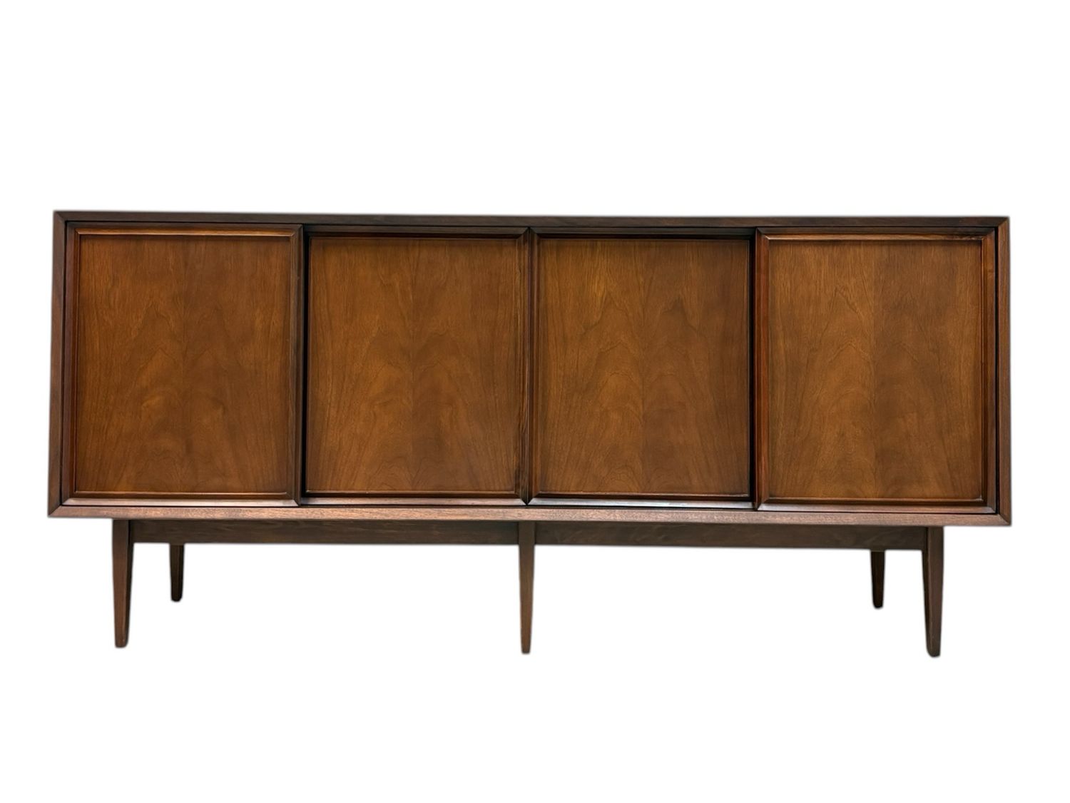 Mid Century Walnut Credenza by Honderich