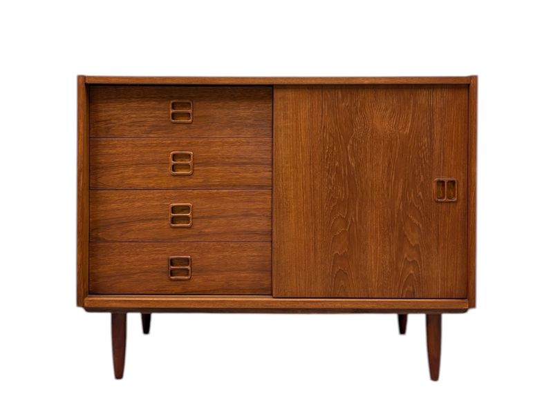 Danish Mid Century Teak Mini Credenza